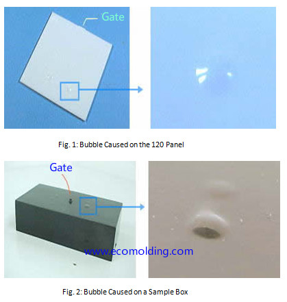 injection molding defect bubbles