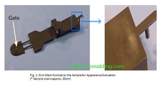 sink marks injection molding defects