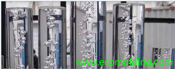 air bubbles injection molding defects