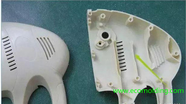 short shot injection molding defects