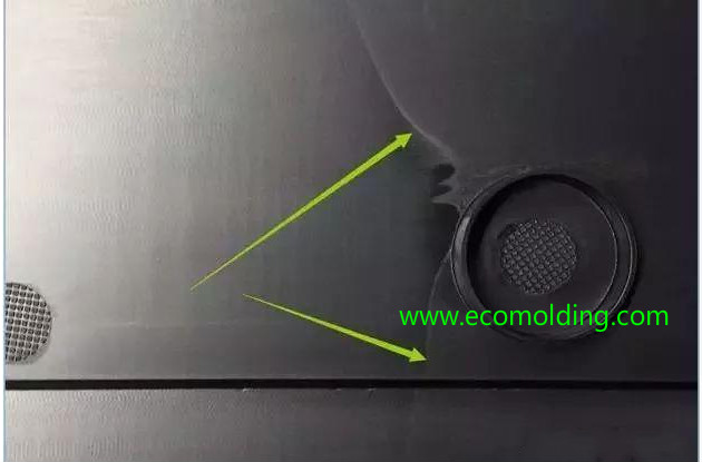 welding line plastic injection molding defects